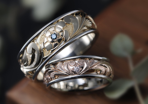 【結婚指輪】手彫りのハワイアンジュエリーはココが違う！