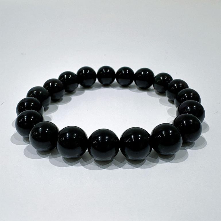 レインボーオブシディアンブレスレット | FIRST DIAMOND静岡彫金工房
